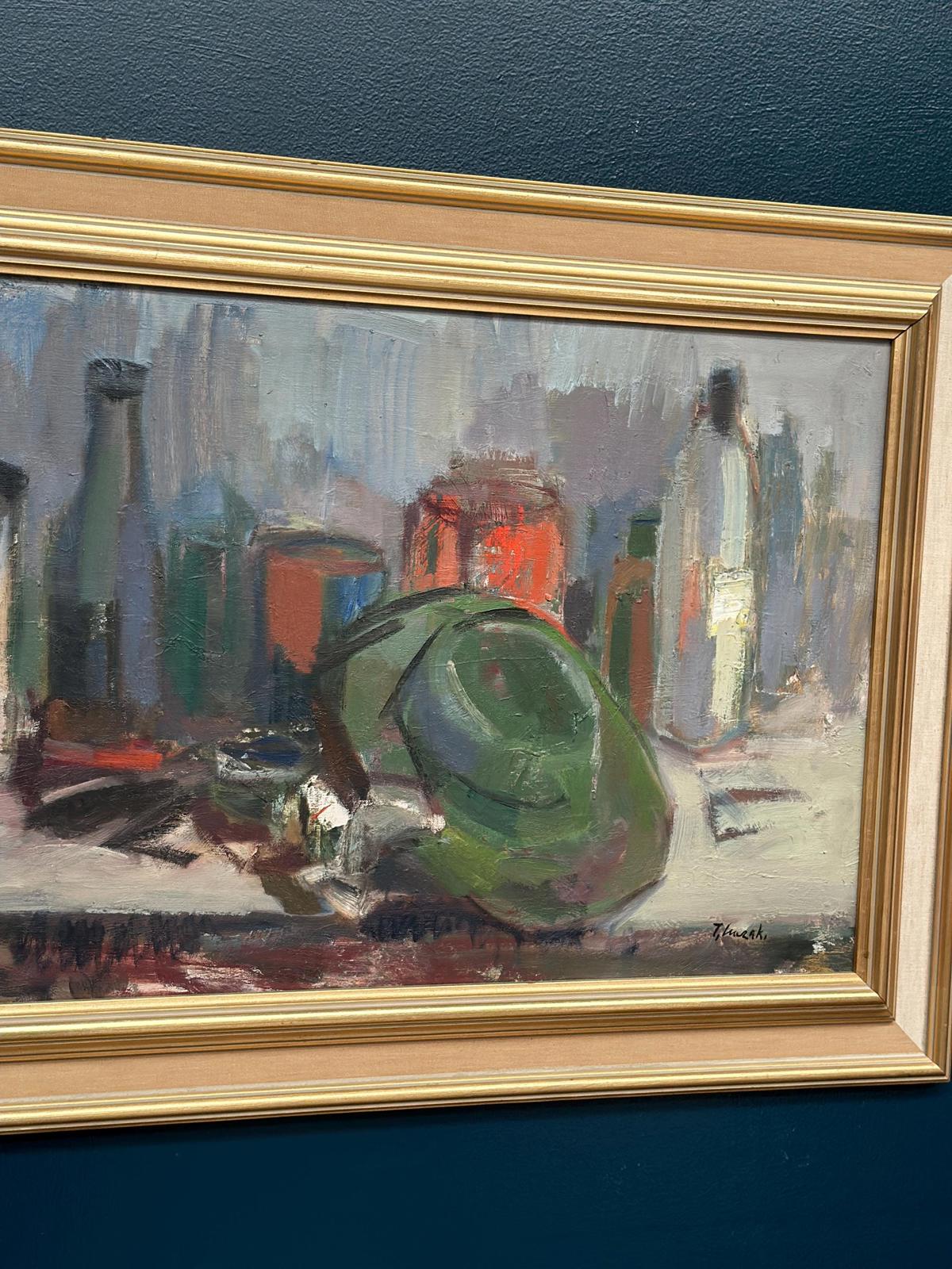 “Hat and Bottles ” by Jerzy Luczak