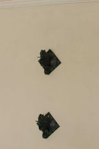 Pair of Vintage Metal/Brass Swedish Verdigris Sconces