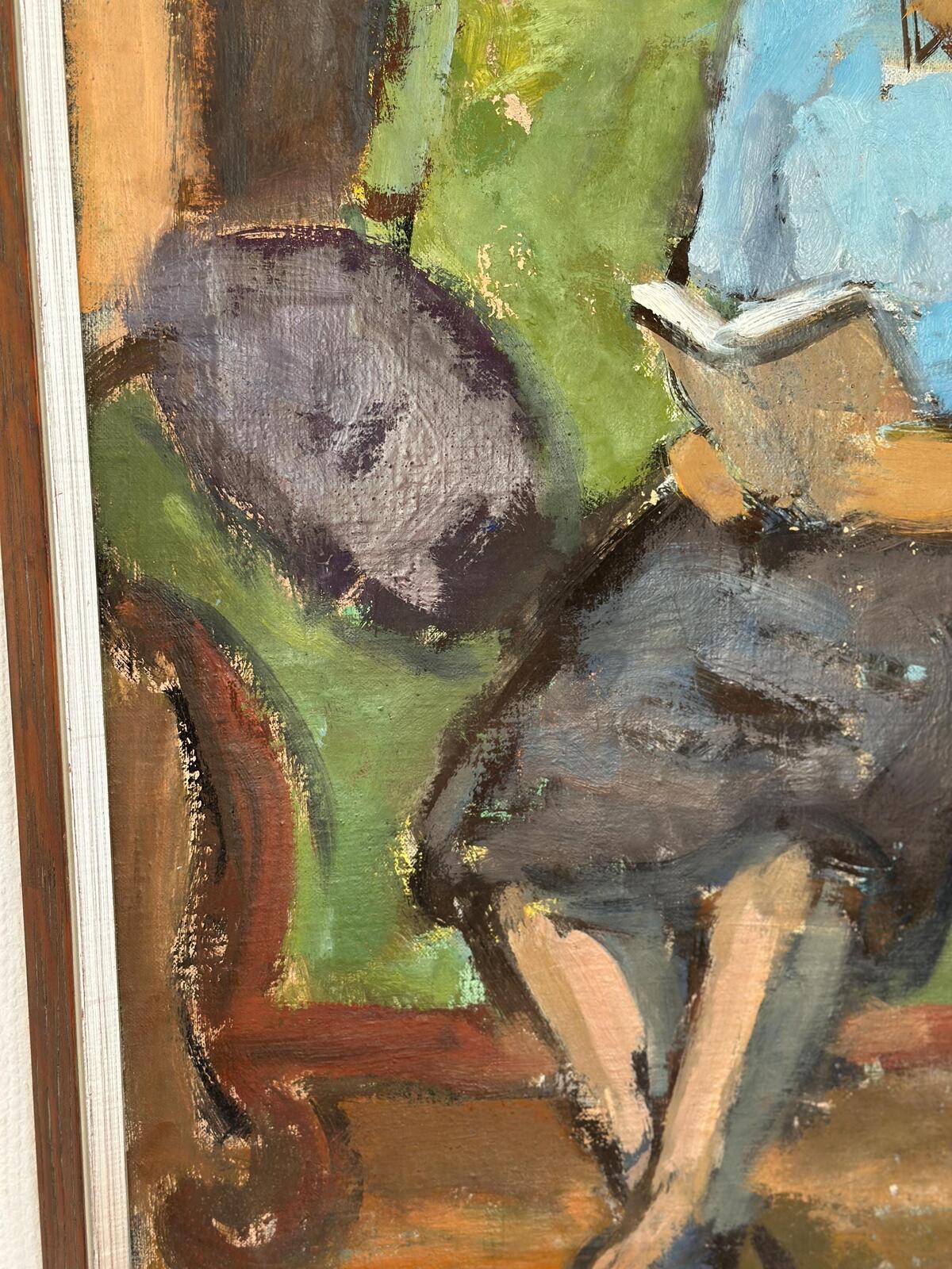 “Woman Reading Book” by Sven Gillgren