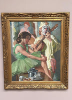 “Woman and Clown” by Philippe de Rougemont