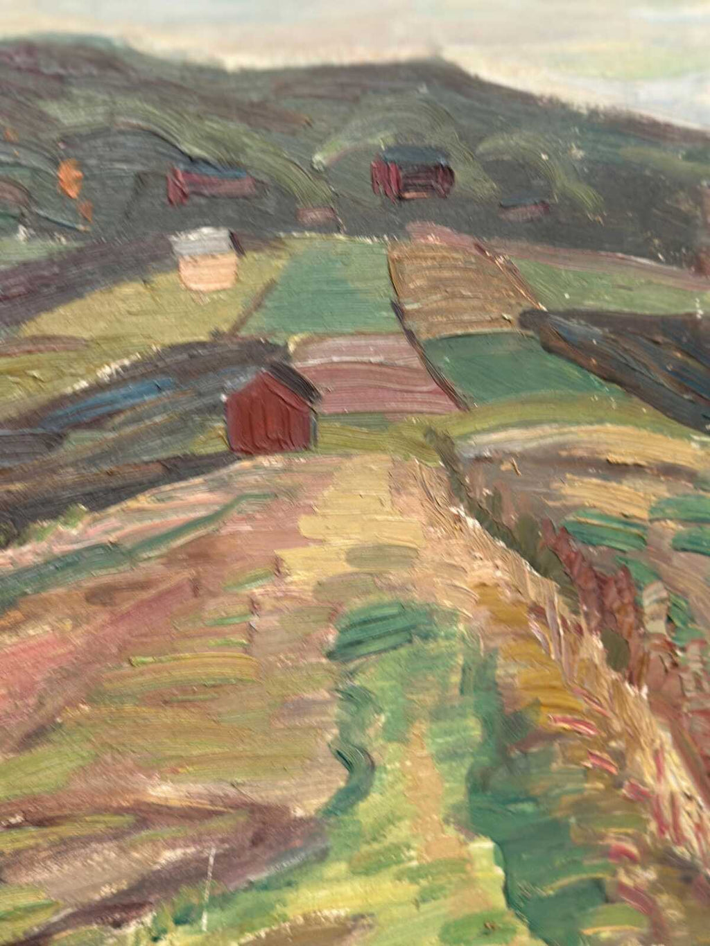 “Landscape with Huts” by Stig Westling
