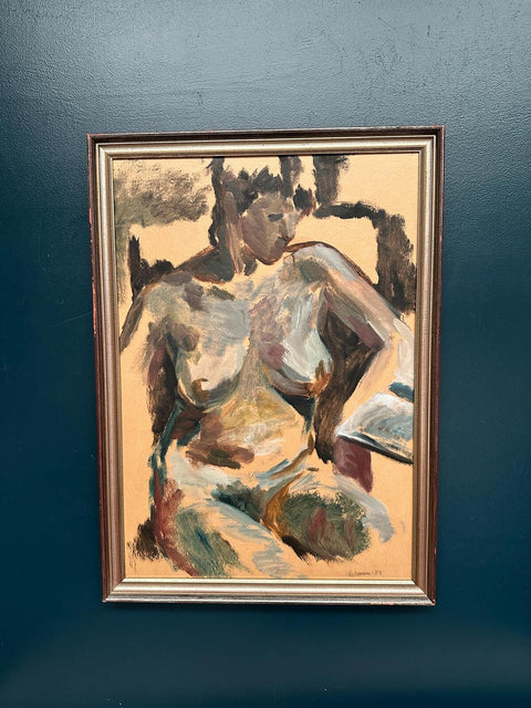 “Nude Study” by Mats Rehnman – Dated 1984