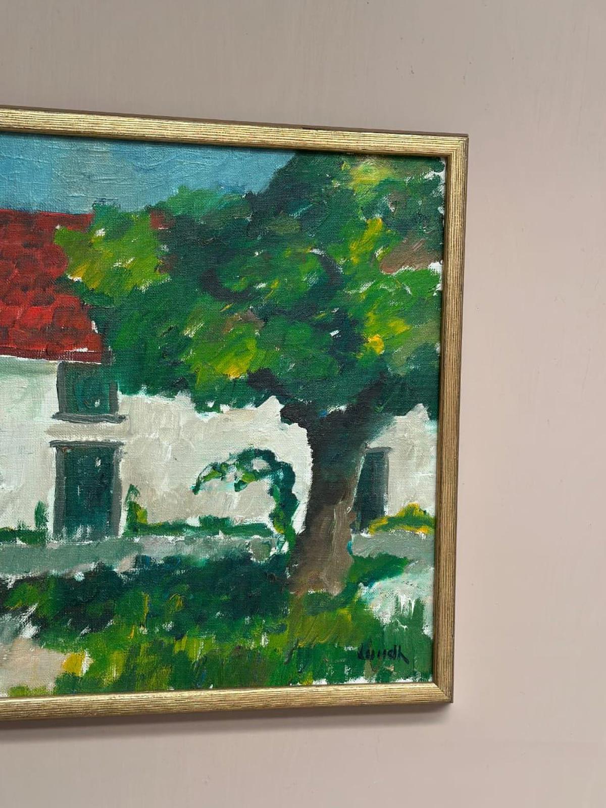 “Tree by House” by Karl Bertil Lundh