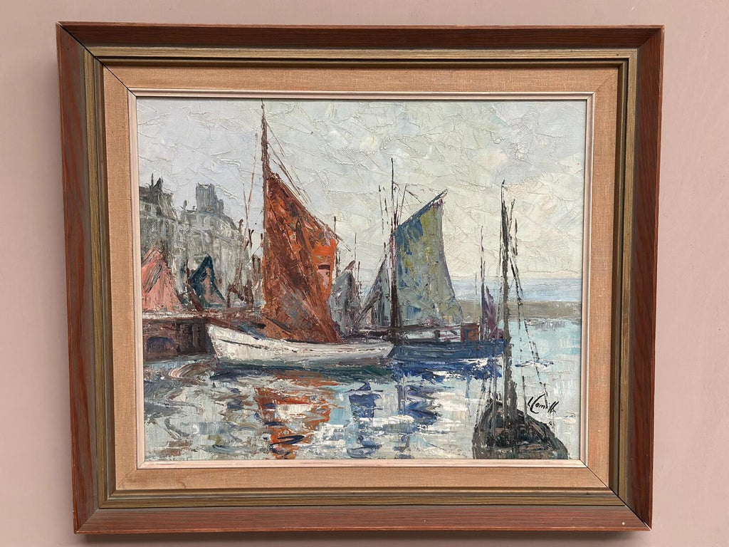 “Boats in Harbour” by Inge Camill