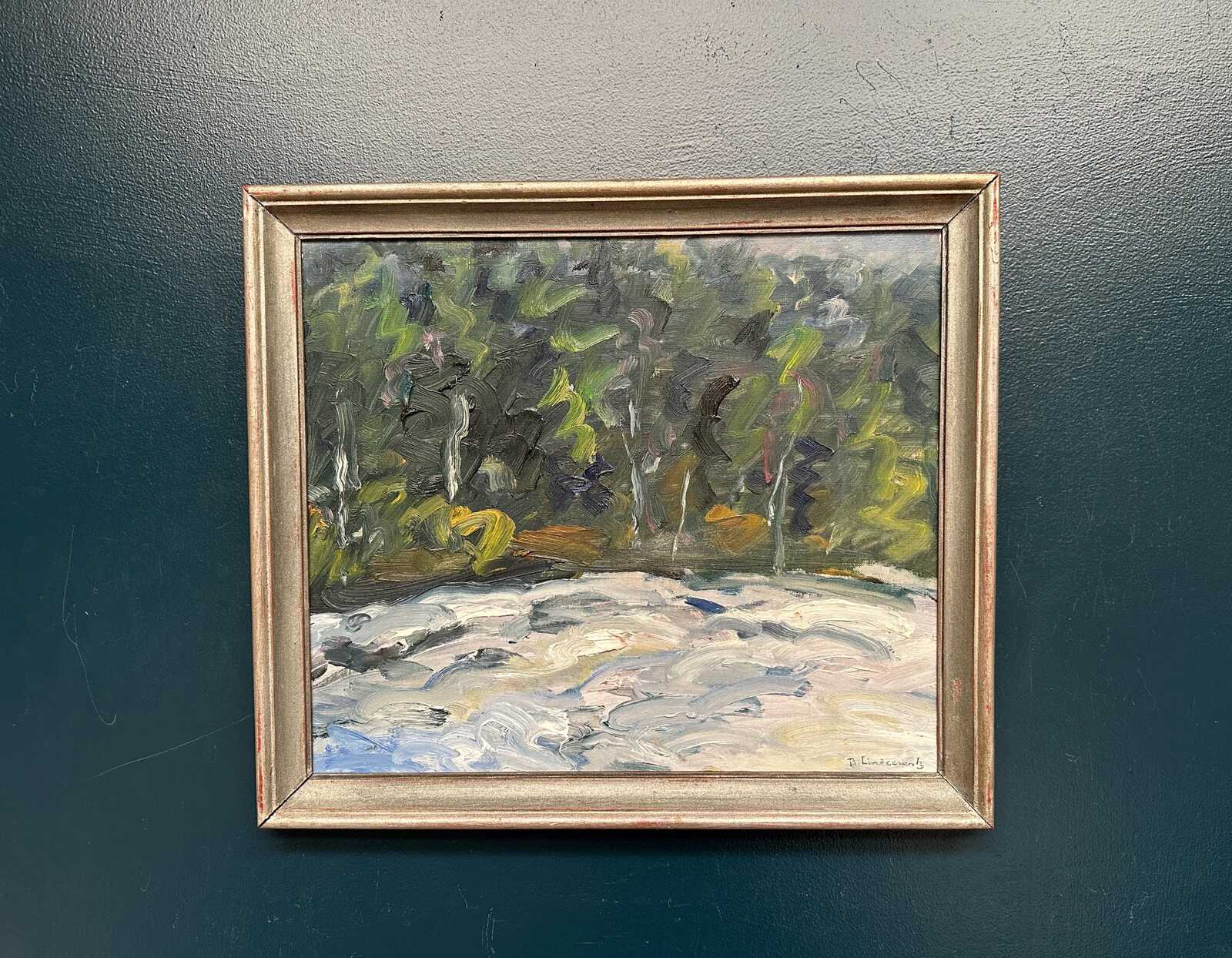 “Vinterlandskap” by Bertil Lindecrantz
