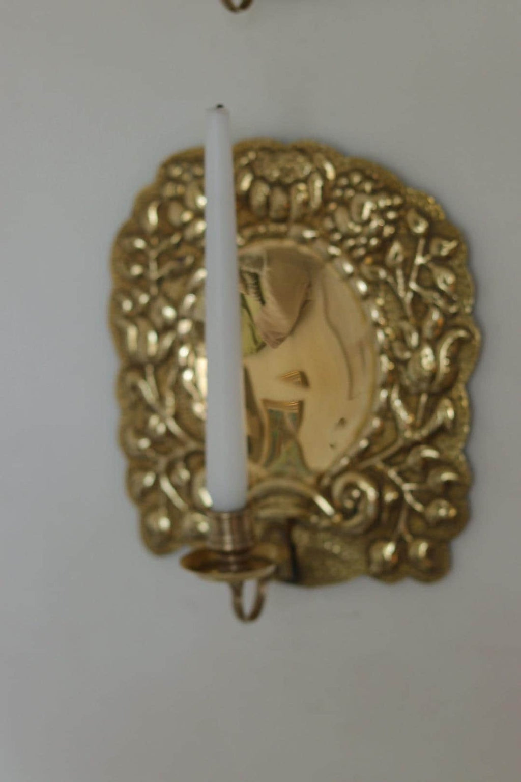 Pair of Mid-Century Swedish Brass Sconces