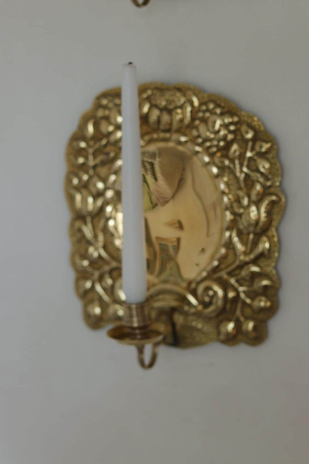 Pair of Mid-Century Swedish Brass Sconces