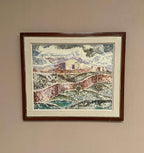 “Landscape with Buildings” by Gösta Nordblad