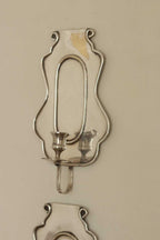 Pair Of Mid Century Swedish Pewter Sconces