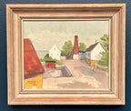 “Barns with Red Chimney” by A Svensson