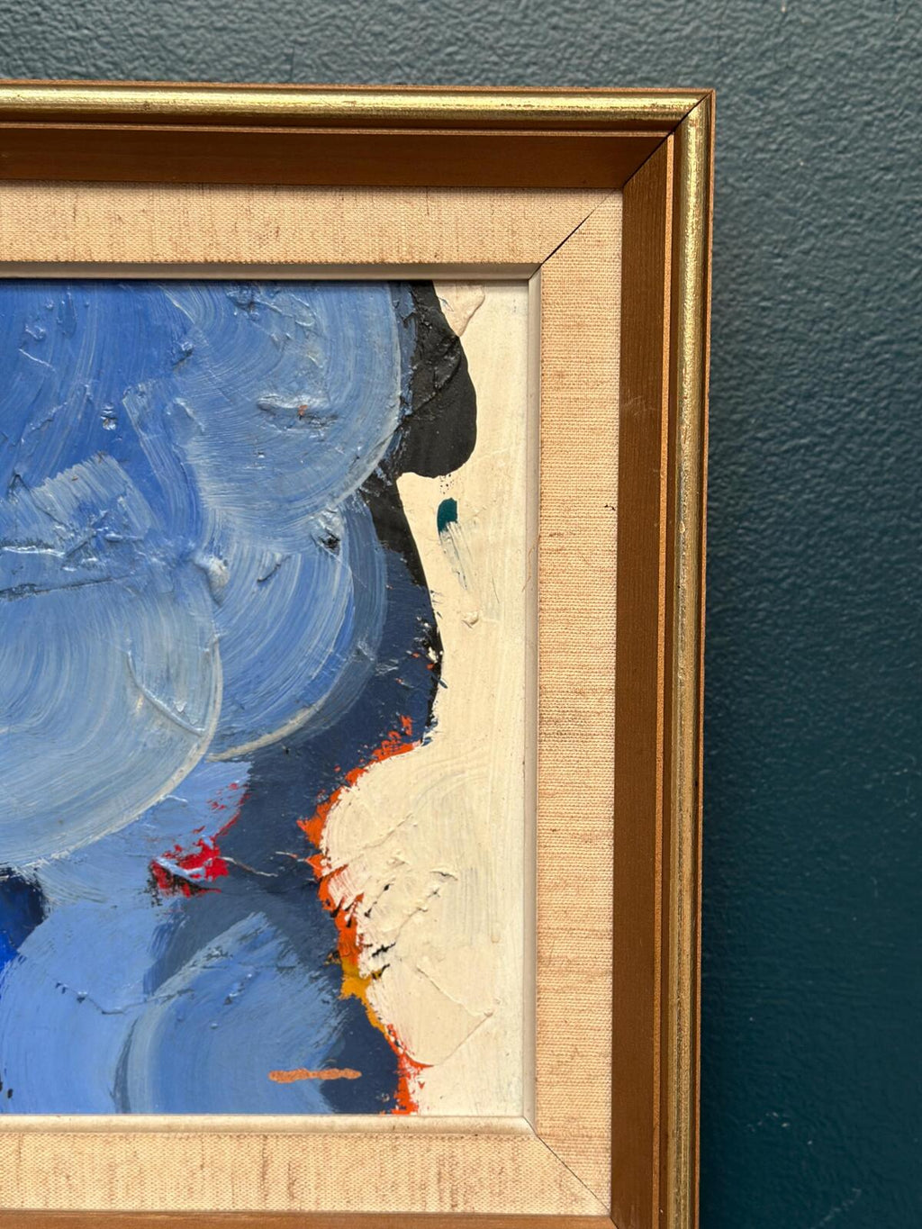 “Abstract in Blue” by Hans Oswald