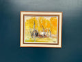 “Houses and Trees in Autumn ” by Pia H. Campbell