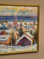“Snow‑Covered Coastline” by Alex Hansen
