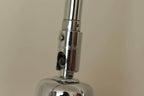 Danish 1960's Pair of Statement Trump Shape Lights in Chrome, designed by Börje Claes for Norlett Elit.