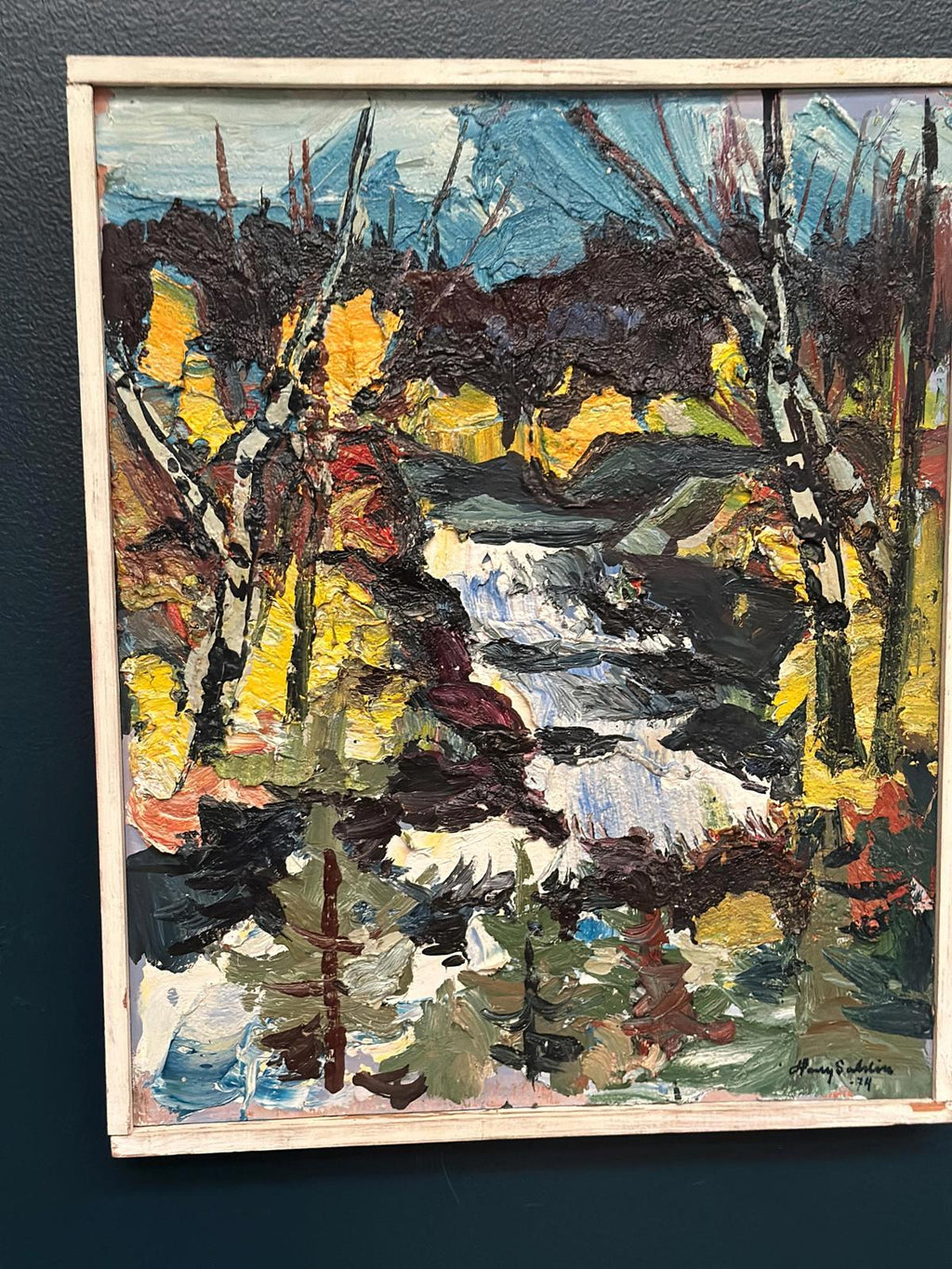 “Autumn Waterfall” by Harry Sahlin