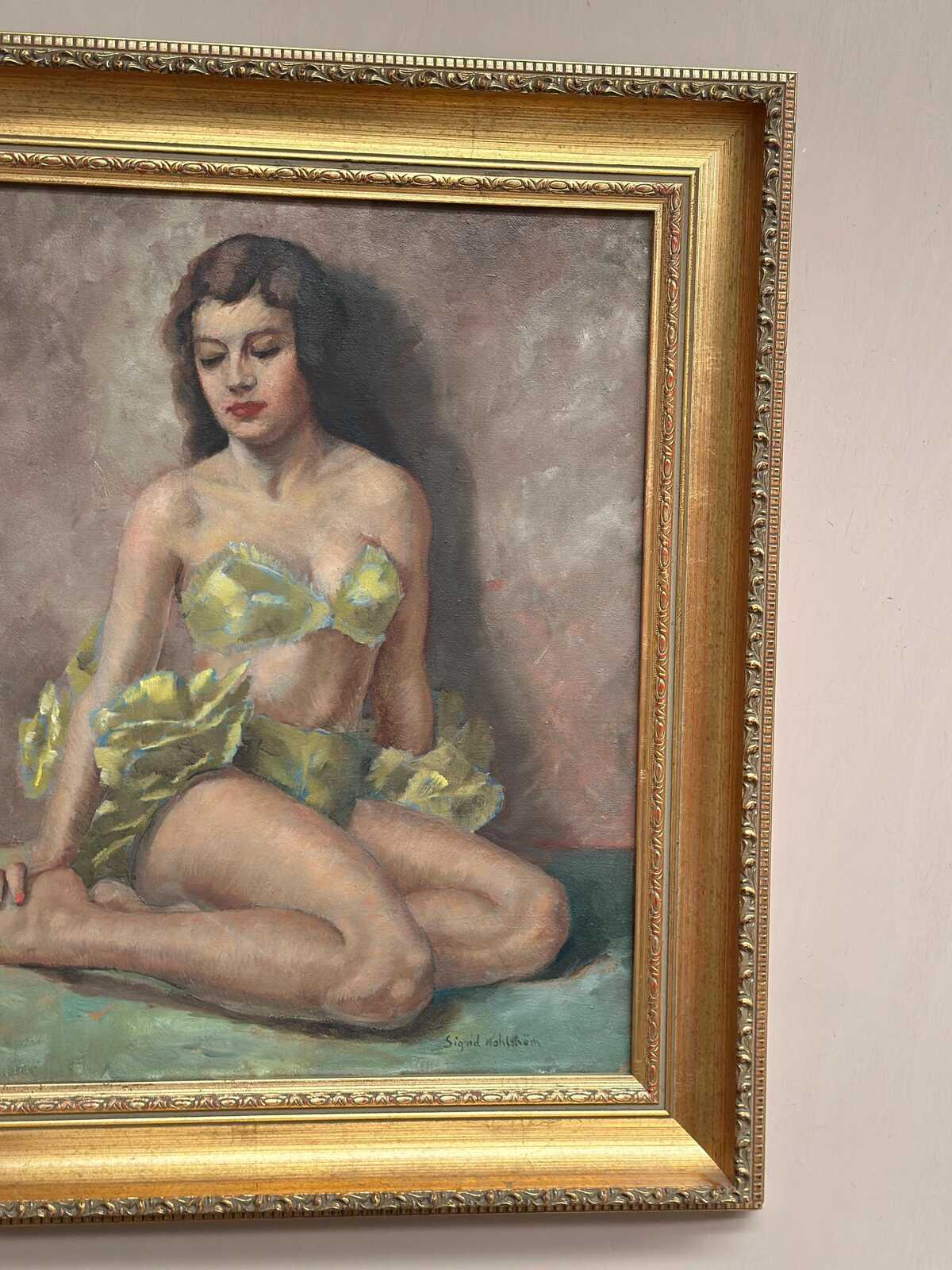 “Seated Woman” by Sigrid Wahlström de Rougemont