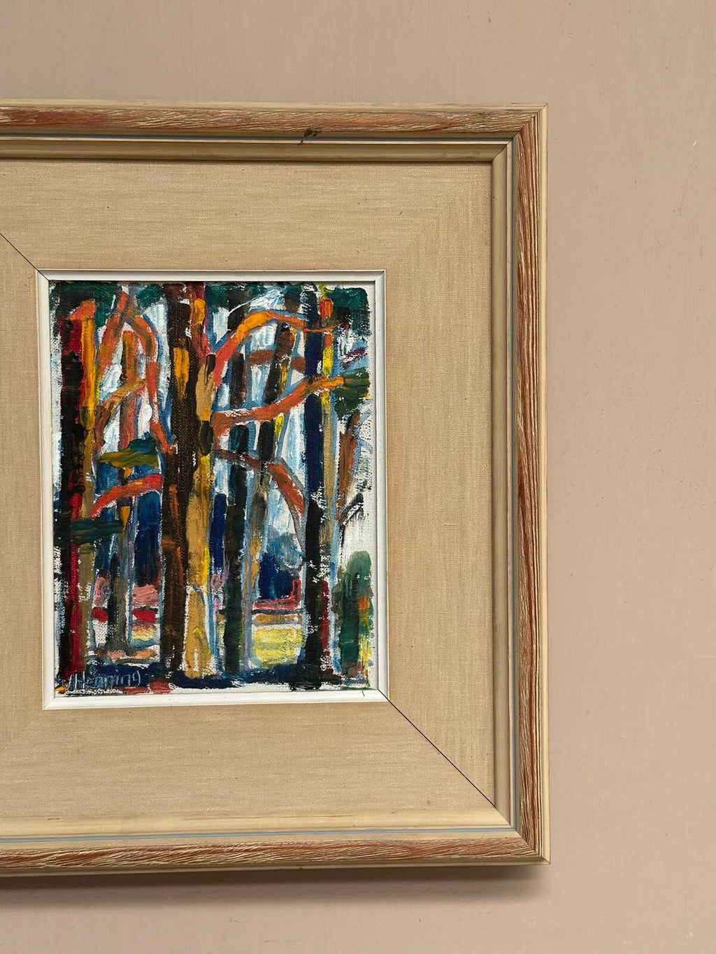 "Tree Trunks" by Wilhelm Henning