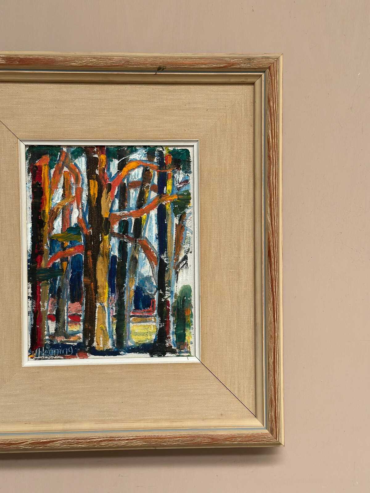 "Tree Trunks" by Wilhelm Henning
