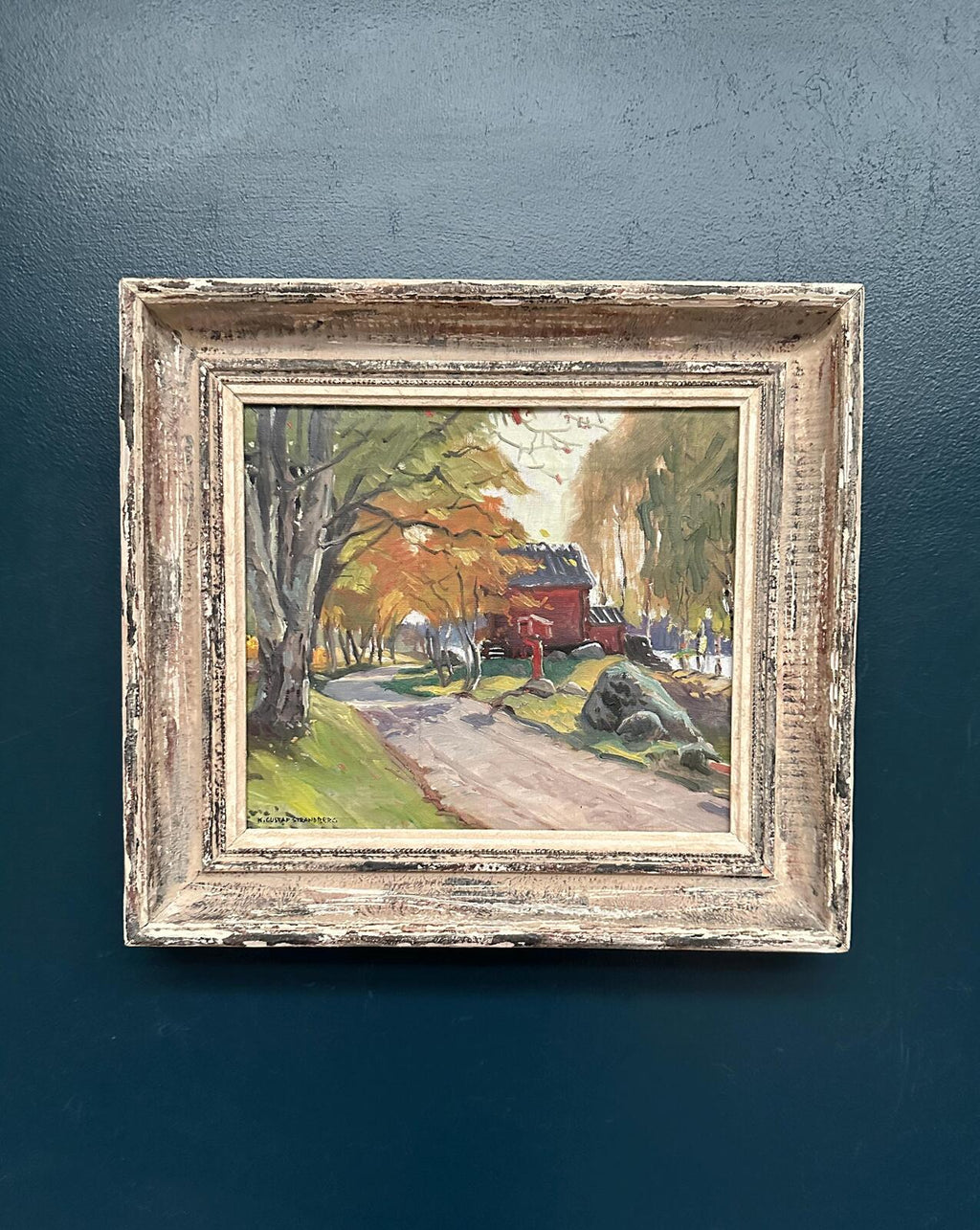 “Road to Red Huts” by Karl Gustaf Strandberg (1891–1981)