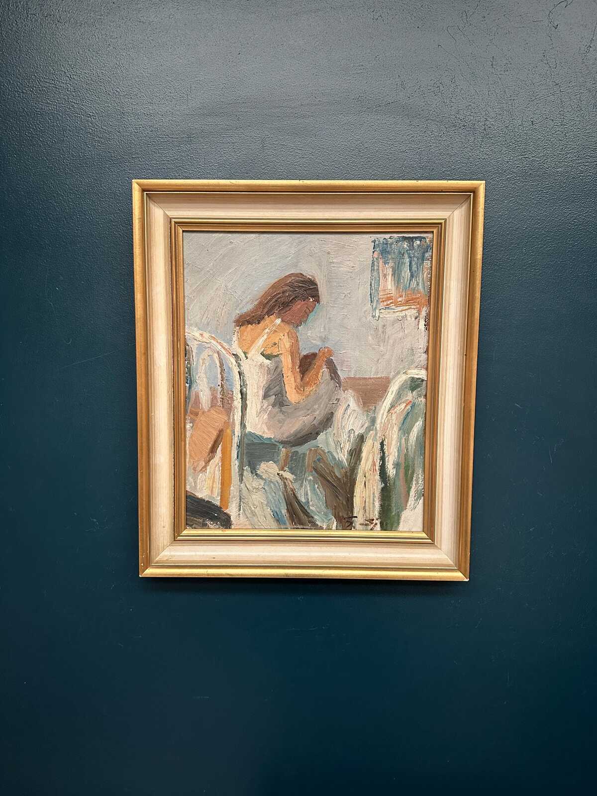 “Portrait of a Woman” by Gustaf Sjöö