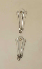 Pair Of Mid Century Swedish Pewter Sconces by GAB Sweden 1930s