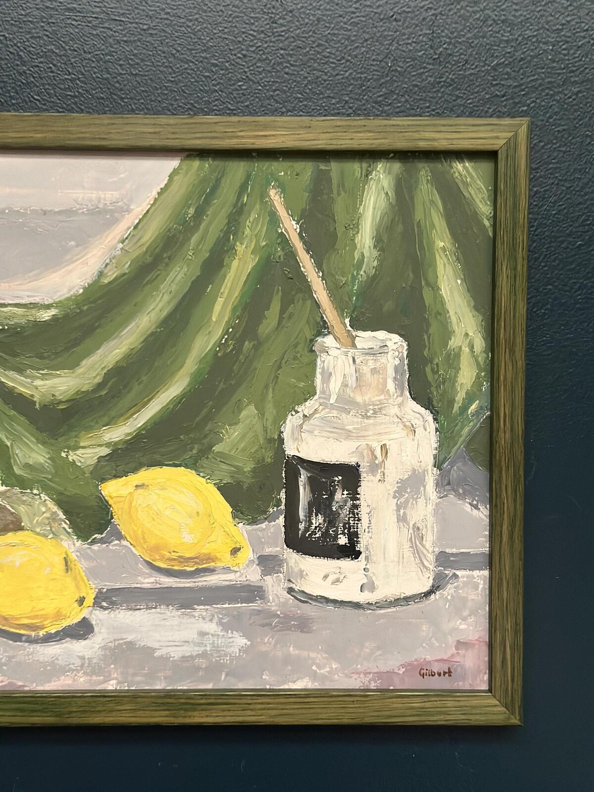 “Still Life with Lemons and Inkpot” by Gilber