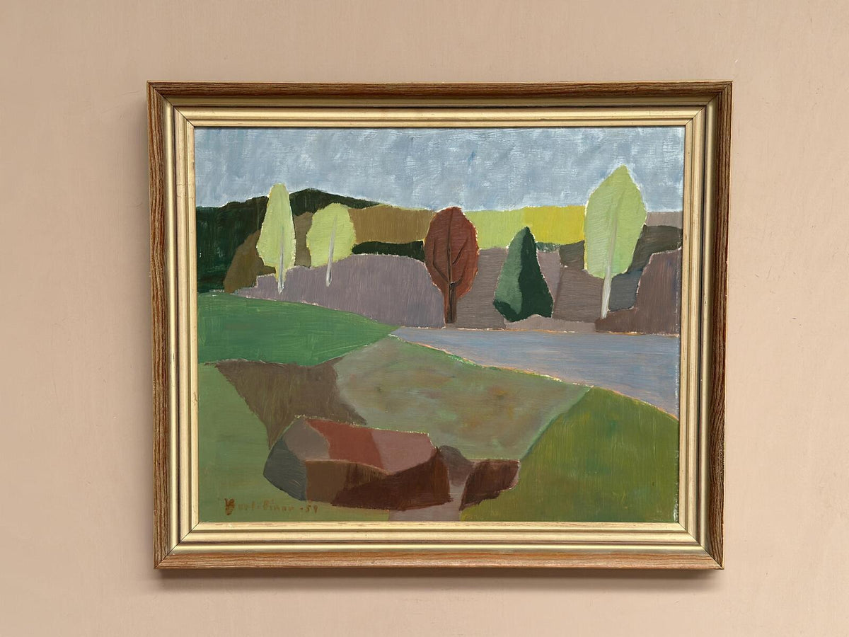 “Trees and Fields” by Carl‑Einar Andersson (1925–1975)