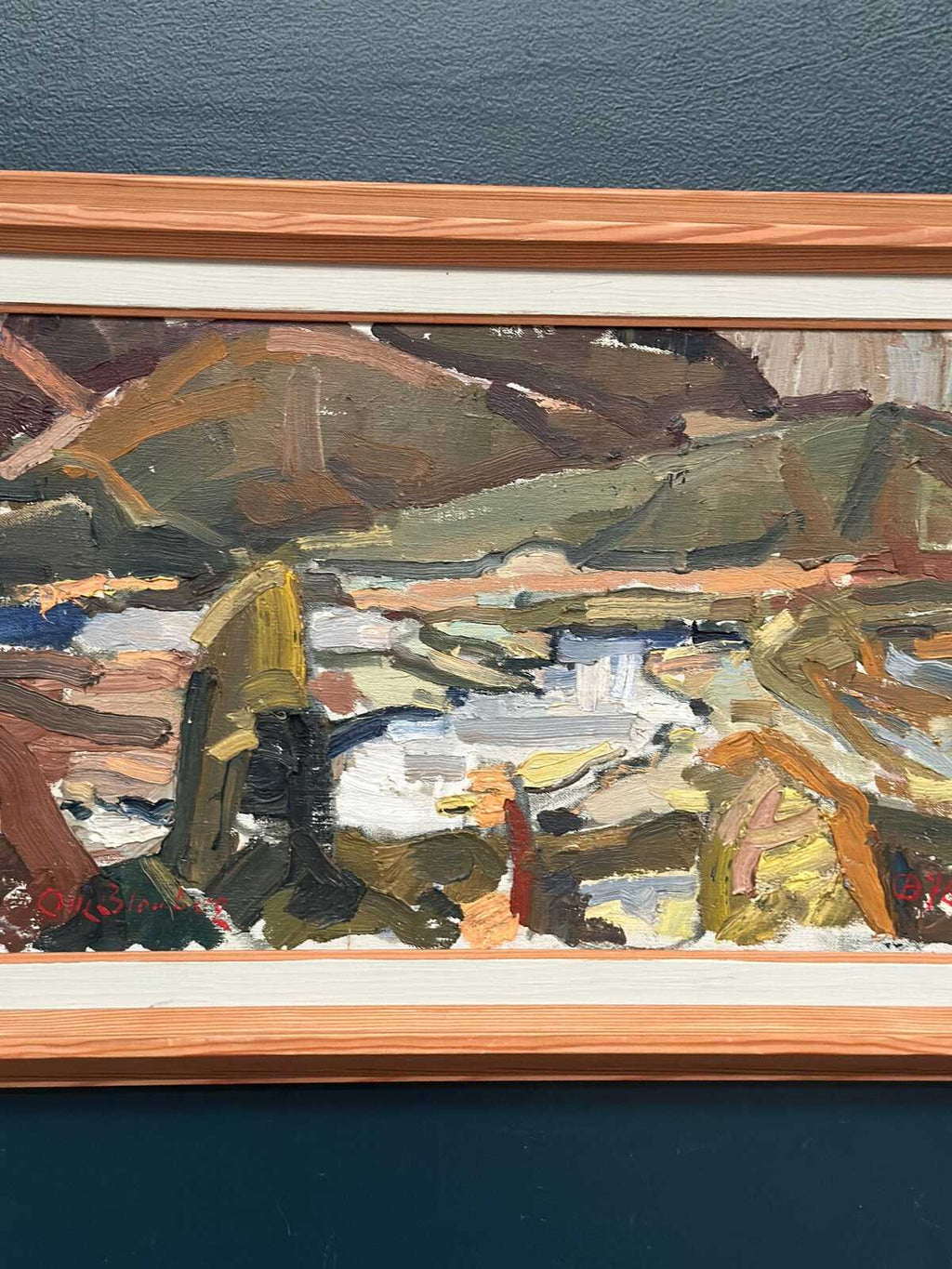“Cubist Landscape” by O. Blomberg