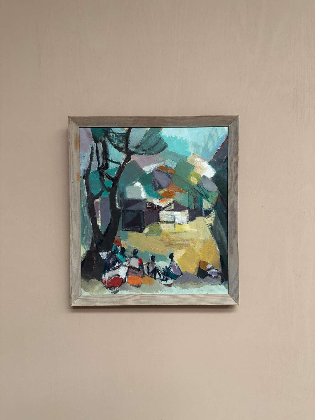 “Figures and Houses” by Brita Hansson