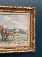 “Horses in a Pasture” by Einar Söderlund