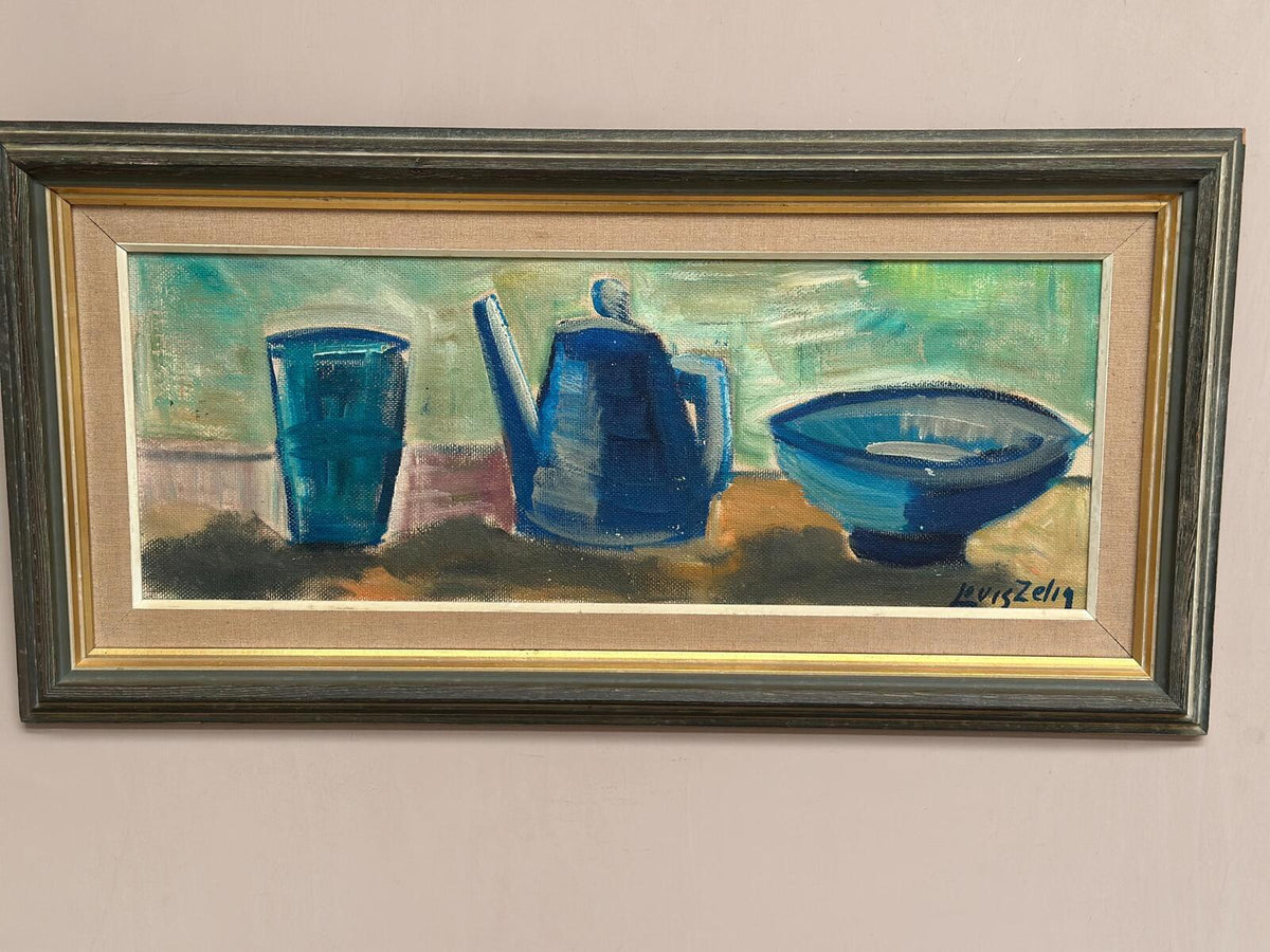 “Kattle Bowl and Glass” by Louis Zelig