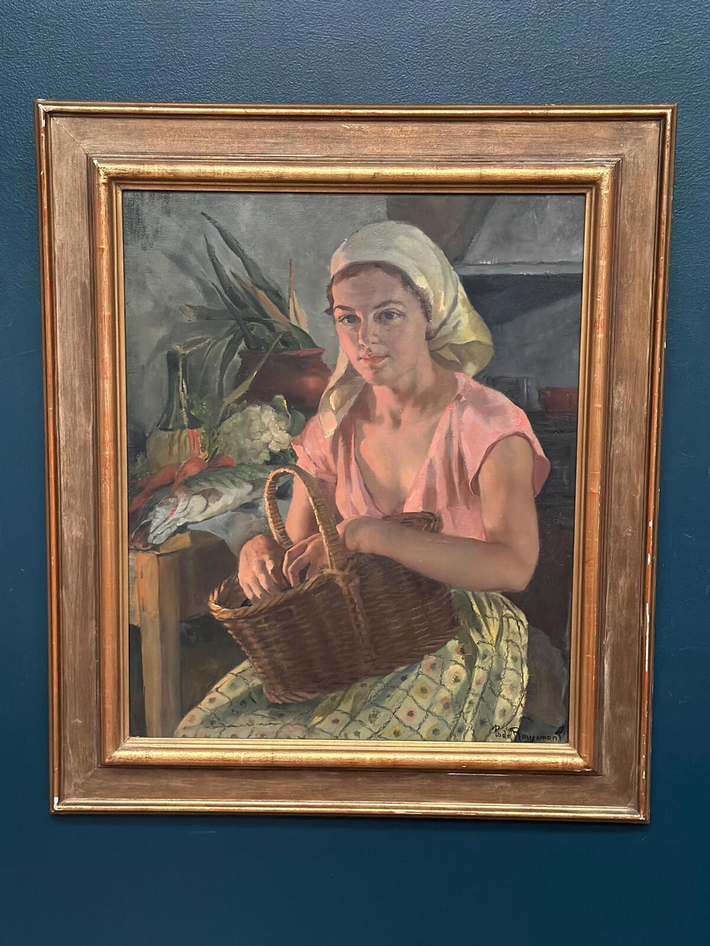 “Seated Woman” by Philippe de Rougemont (1891–1965)