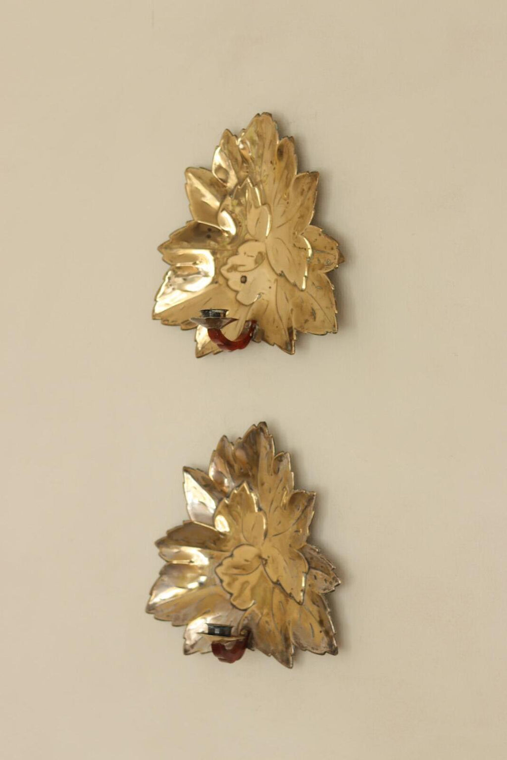 Pair Of Swedish Metal Sconces