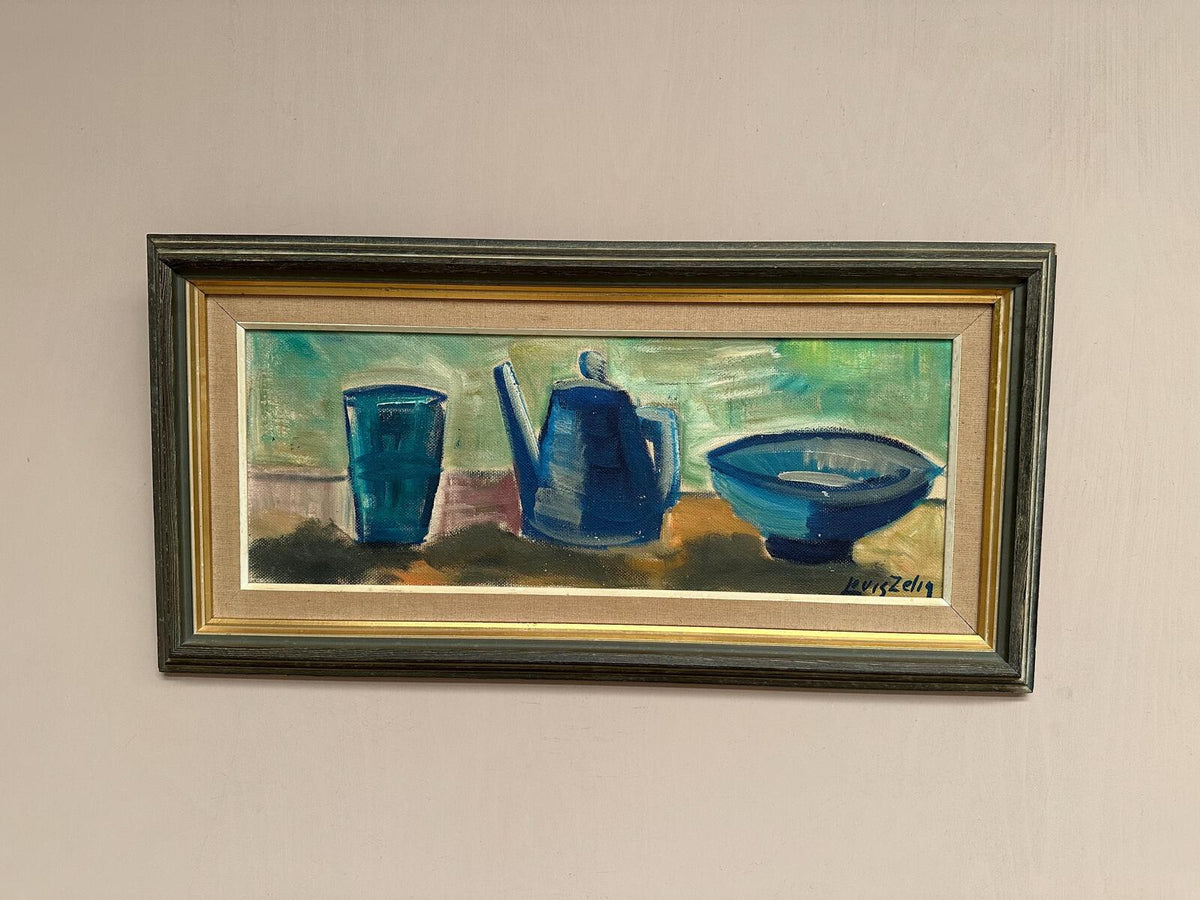“Kattle Bowl and Glass” by Louis Zelig