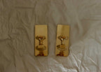 Pair Of Swedish Brass Sconces By GUSUM 1991