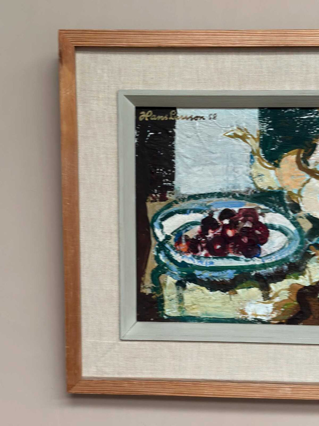 “ Fruits and Teapot” by Hans Larsson