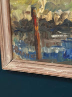 “Marsklandskap från Ribe” by Niels Mandrup Bruun (1918–1993)