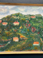 “Hilly Landscape with Houses” by Lalla Blecher