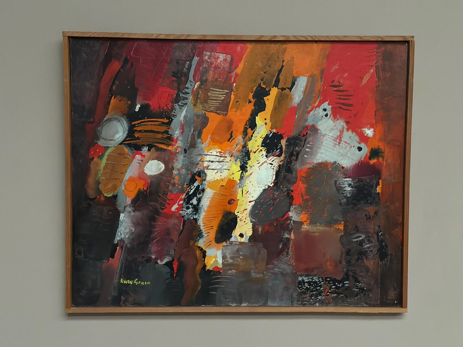 “Composition” by Kulo Green (1913–1972)