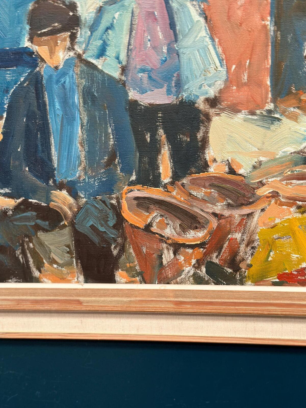 “Figures at the Fish Shed” by Svend Nielsen