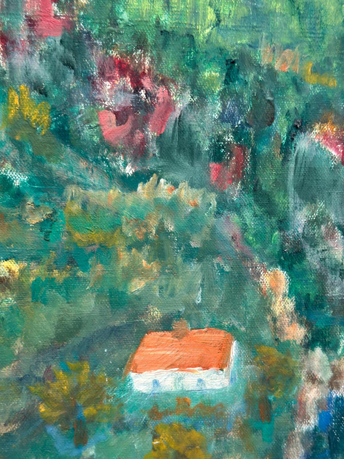 “Hilly Landscape with Houses” by Lalla Blecher