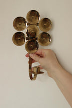 Pair of Mid-Century Sweden Brass Sconces By Kee Mora