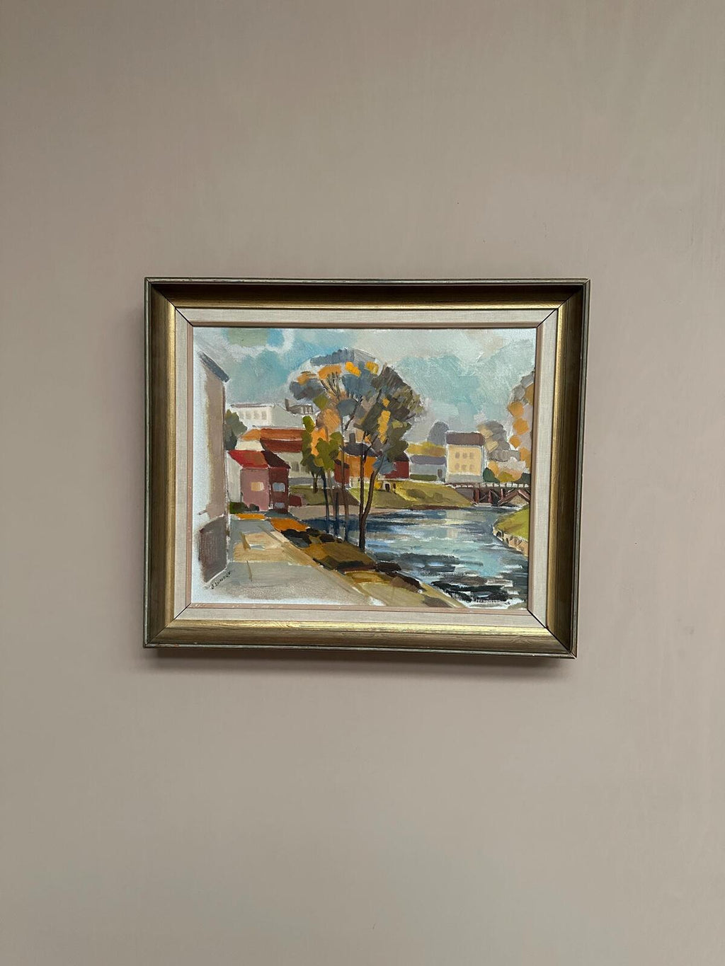 “Riverside Village” by B. Lundqvist