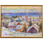 “Snow‑Covered Coastline” by Alex Hansen