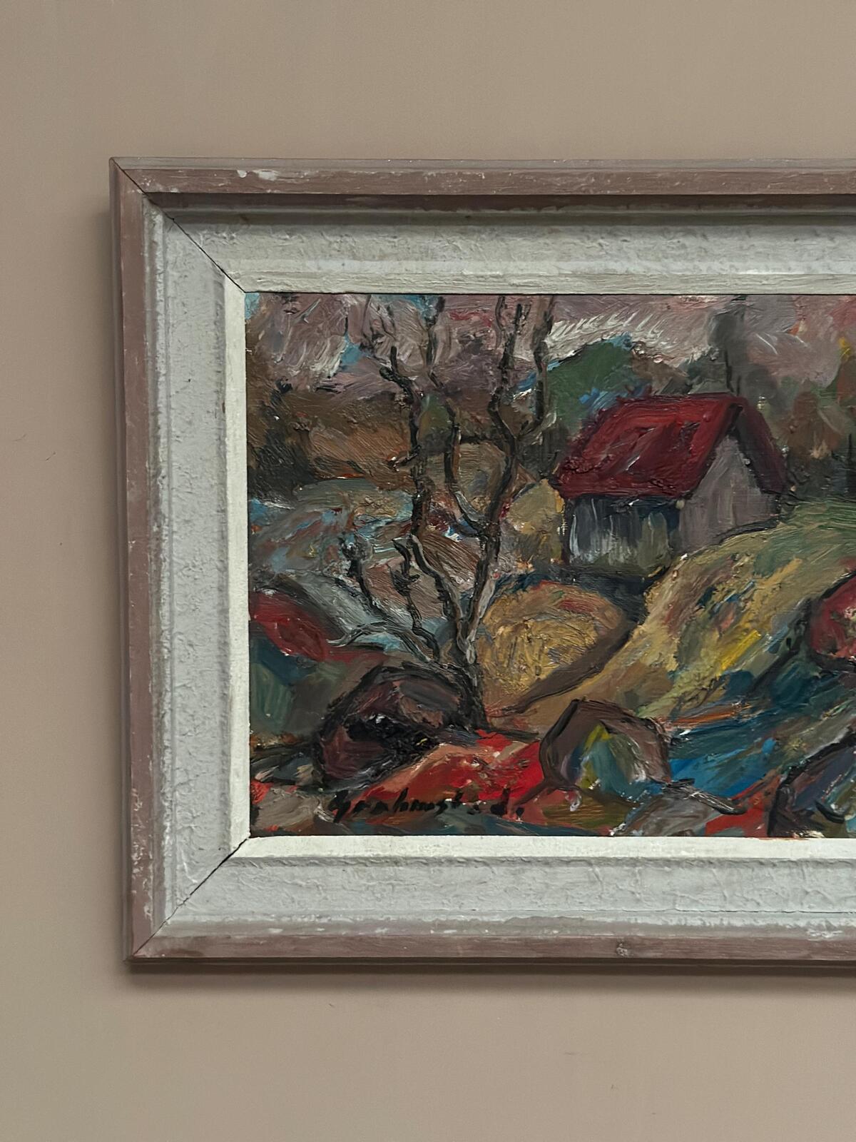 “Cottage with a Red Roof” by Nils Grahmstad