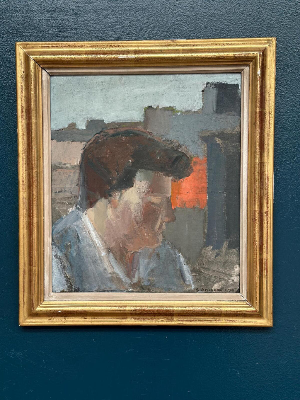 “Figure in Profile” by Sigrid Aminoff Oxenstierna 1974