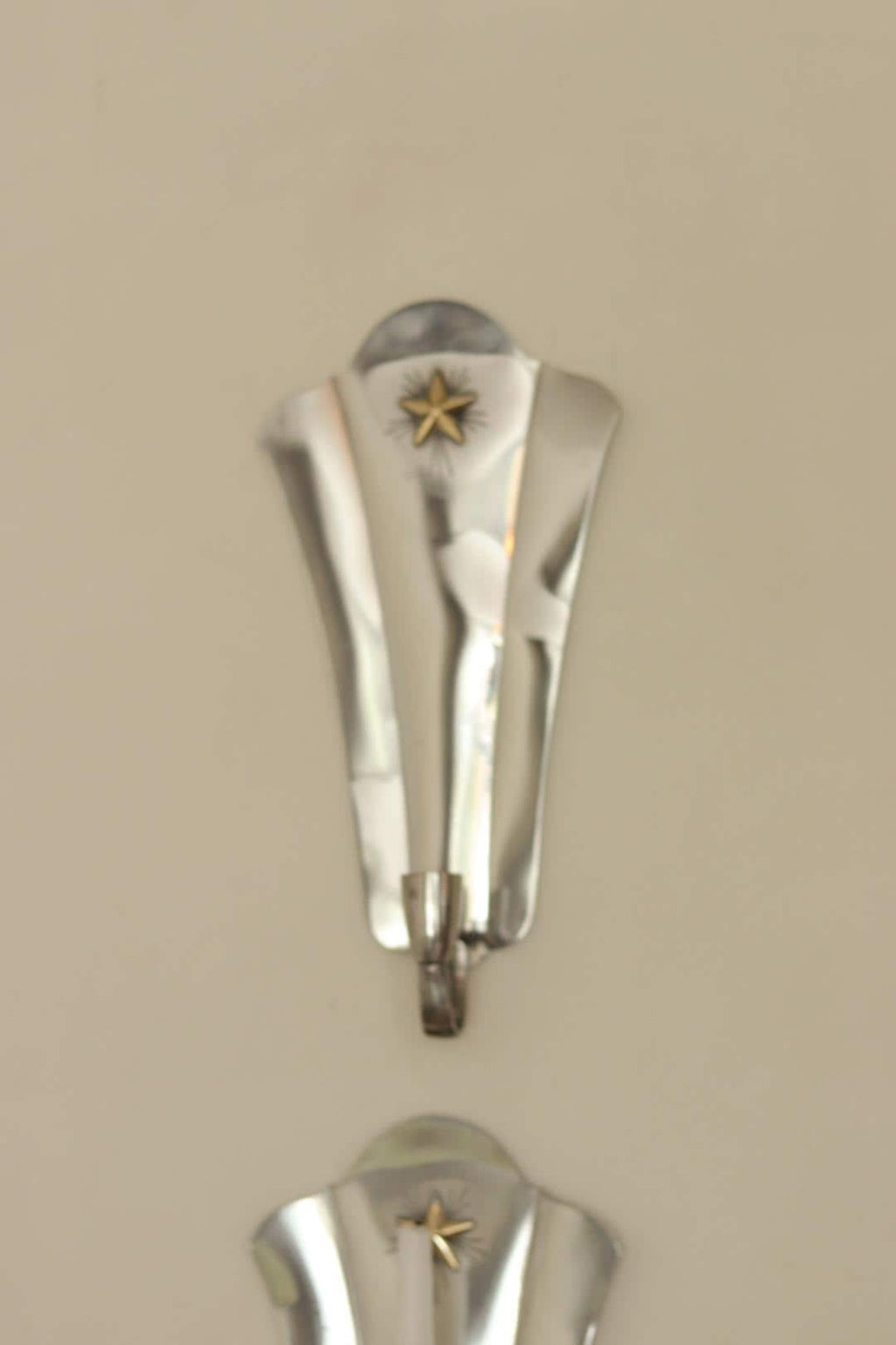 Pair Of Mid Century Swedish Pewter Sconces