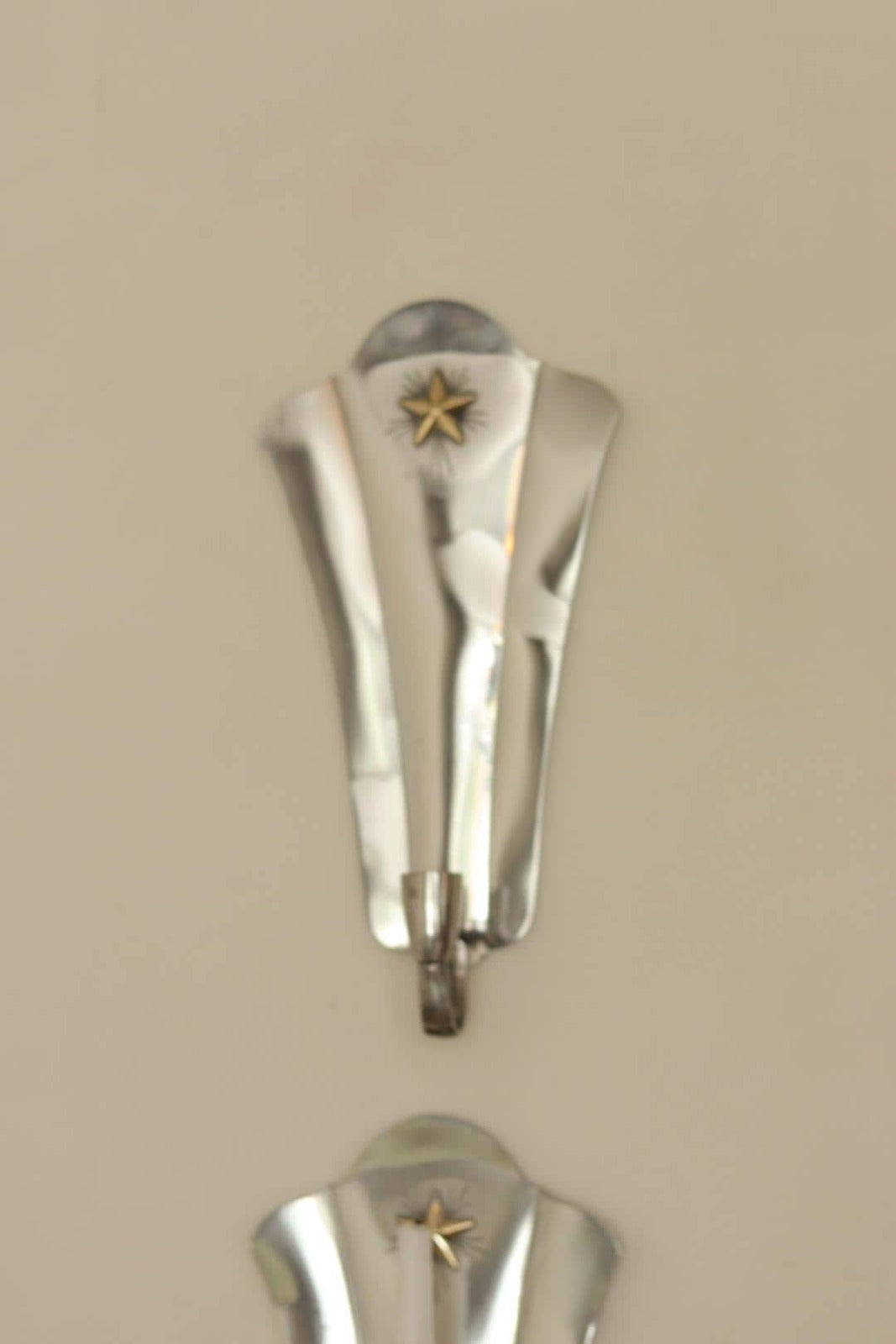 Pair Of Mid Century Swedish Pewter Sconces