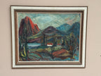 “Hut Between Hills” by B. Elvsfedt