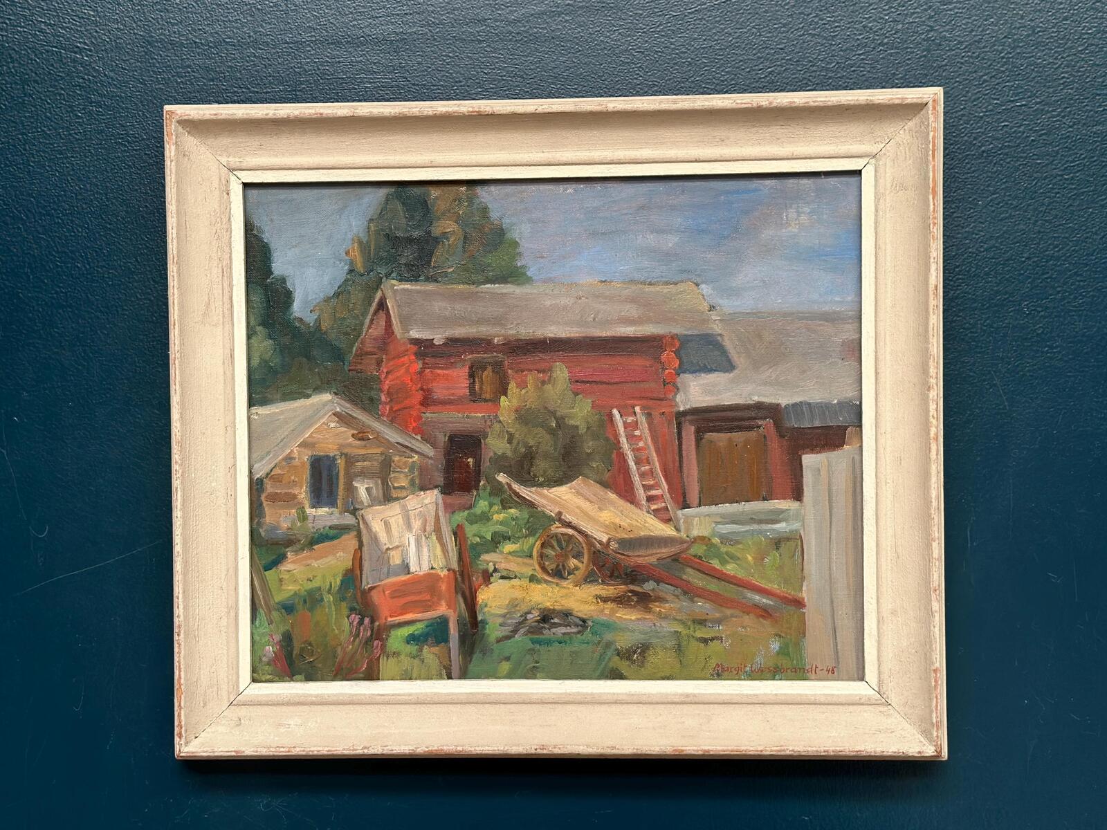 “Uthus, Dalarna” by Margit Wessbrandt (1917–2012)